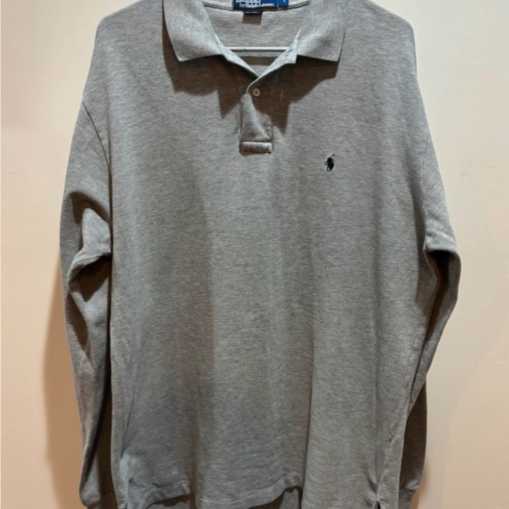 Polo by Ralph Lauren Gray Men's long sleeve Shirt - Picture 2 of 7